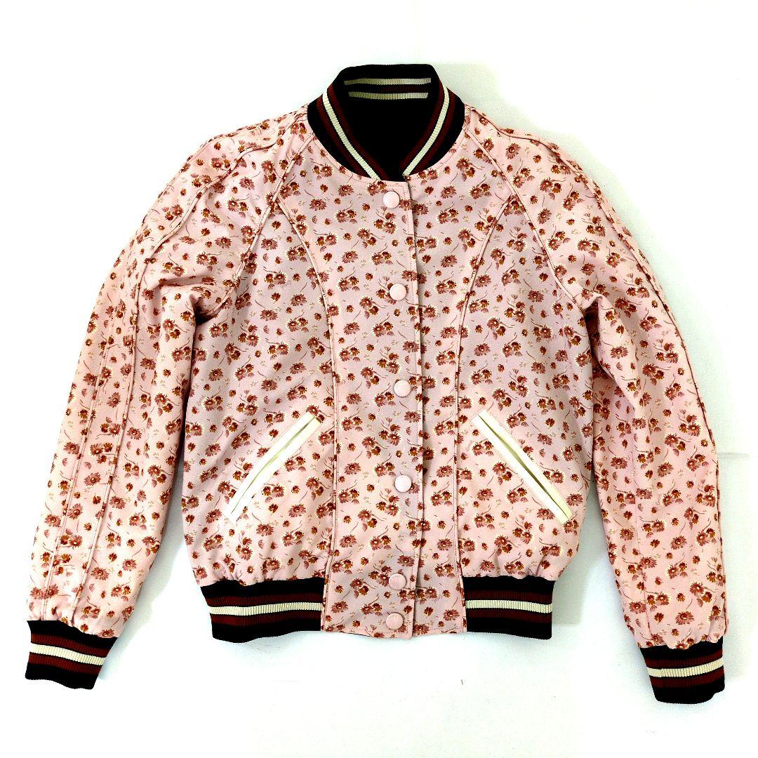 COACH　リバーシブル　スタジャン　花柄　XS 　未使用品