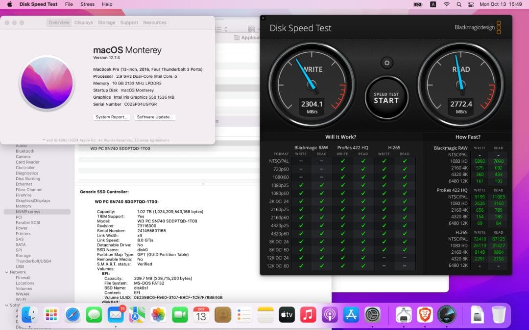 MacBook本体 MacBook Pro A1706 TouchBar13\" NVMe Mod