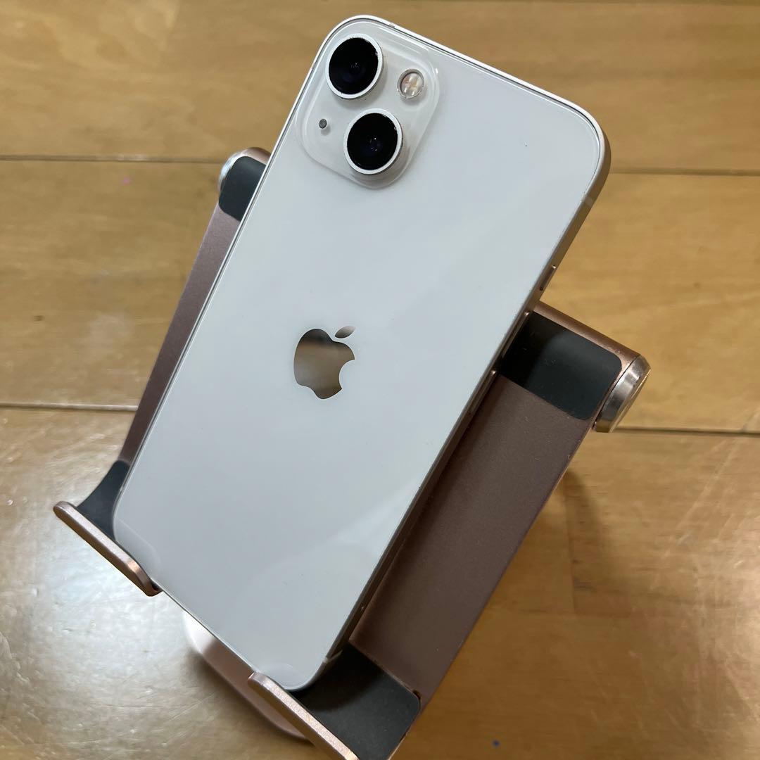 バッテリー新品100%！iPhone13 ホワイト　128GB