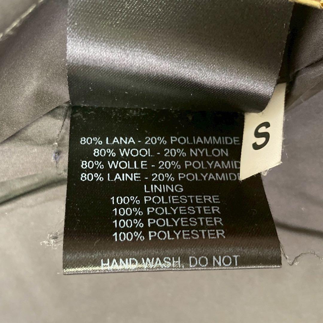 Bark ニットコート アイボリー S フード付き カジュアル ダッフル風