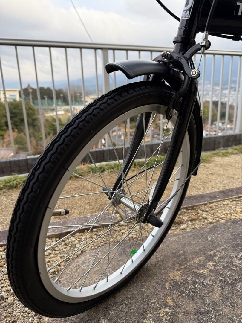 TRANSPORT 折りたたみ自転車 黒