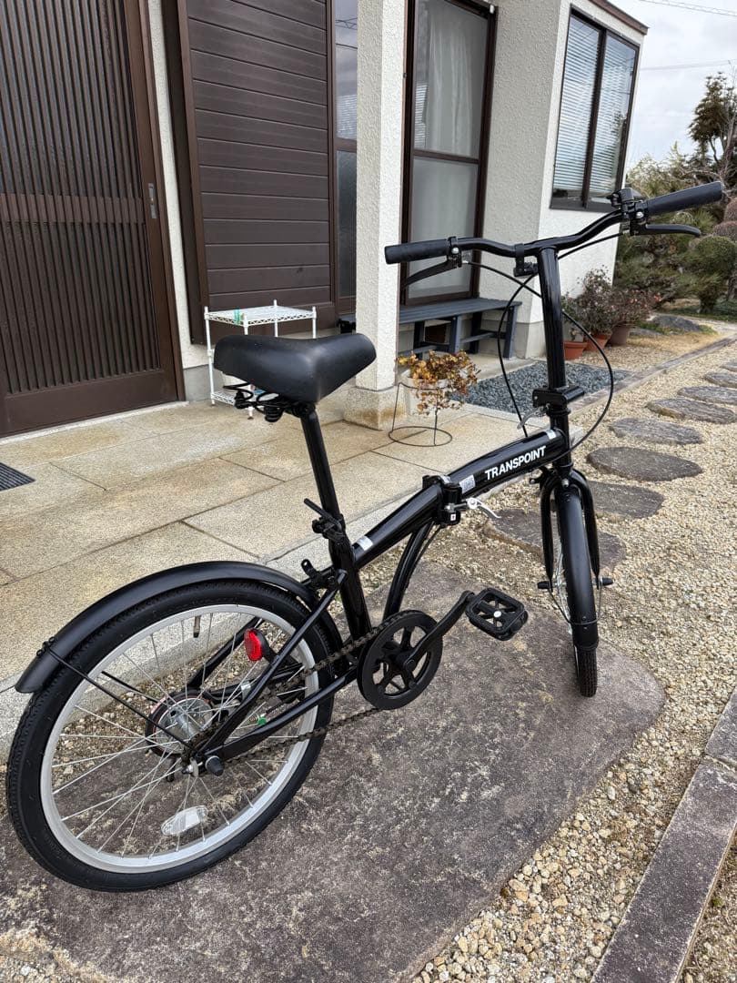 TRANSPORT 折りたたみ自転車 黒