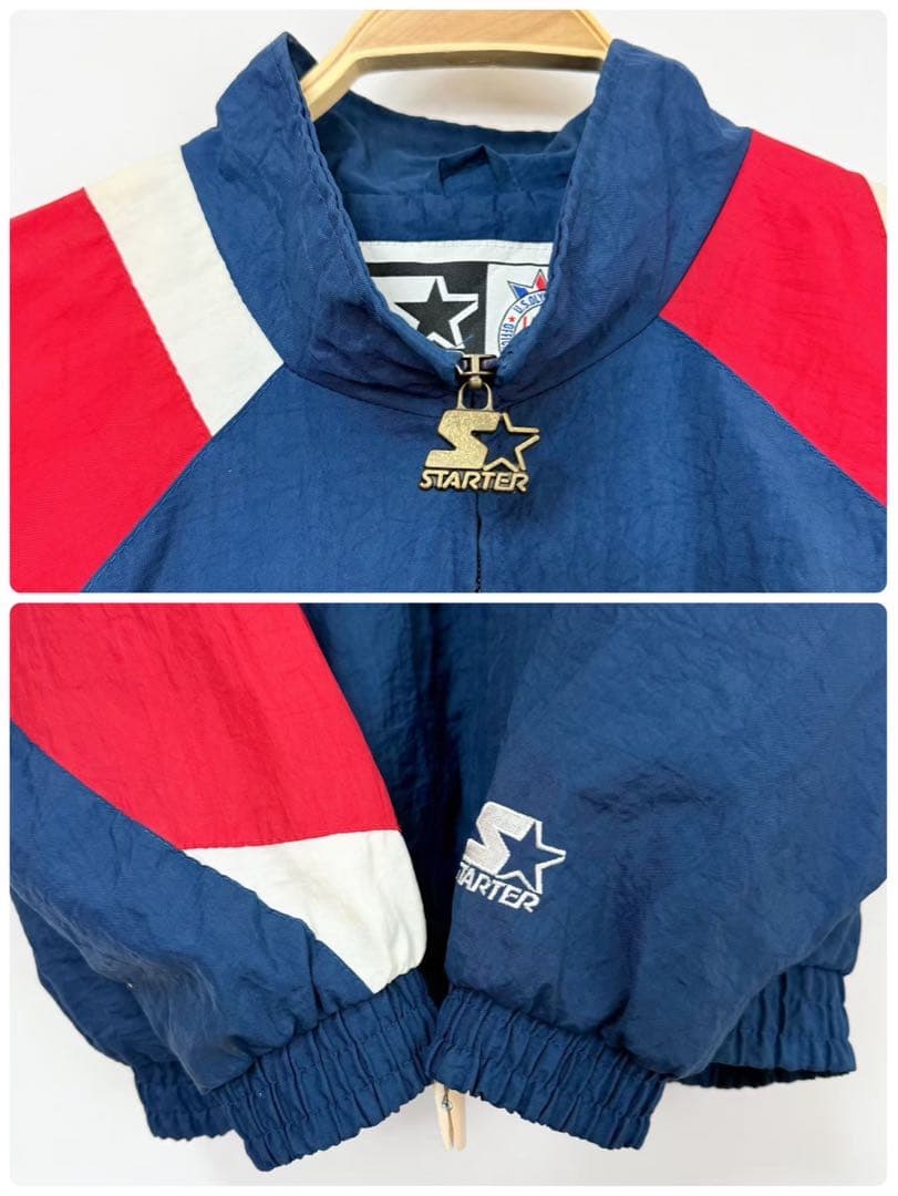 希少 90s USA オリンピック ナイロンジャケット イーグル刺繍 S35b