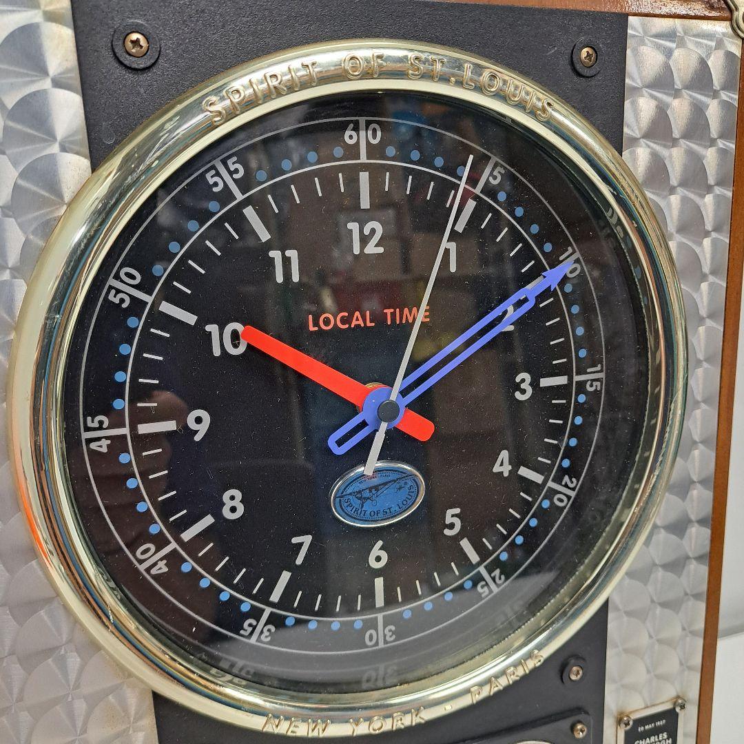 希少 SPIRIT OF ST. LOUIS 壁掛け時計