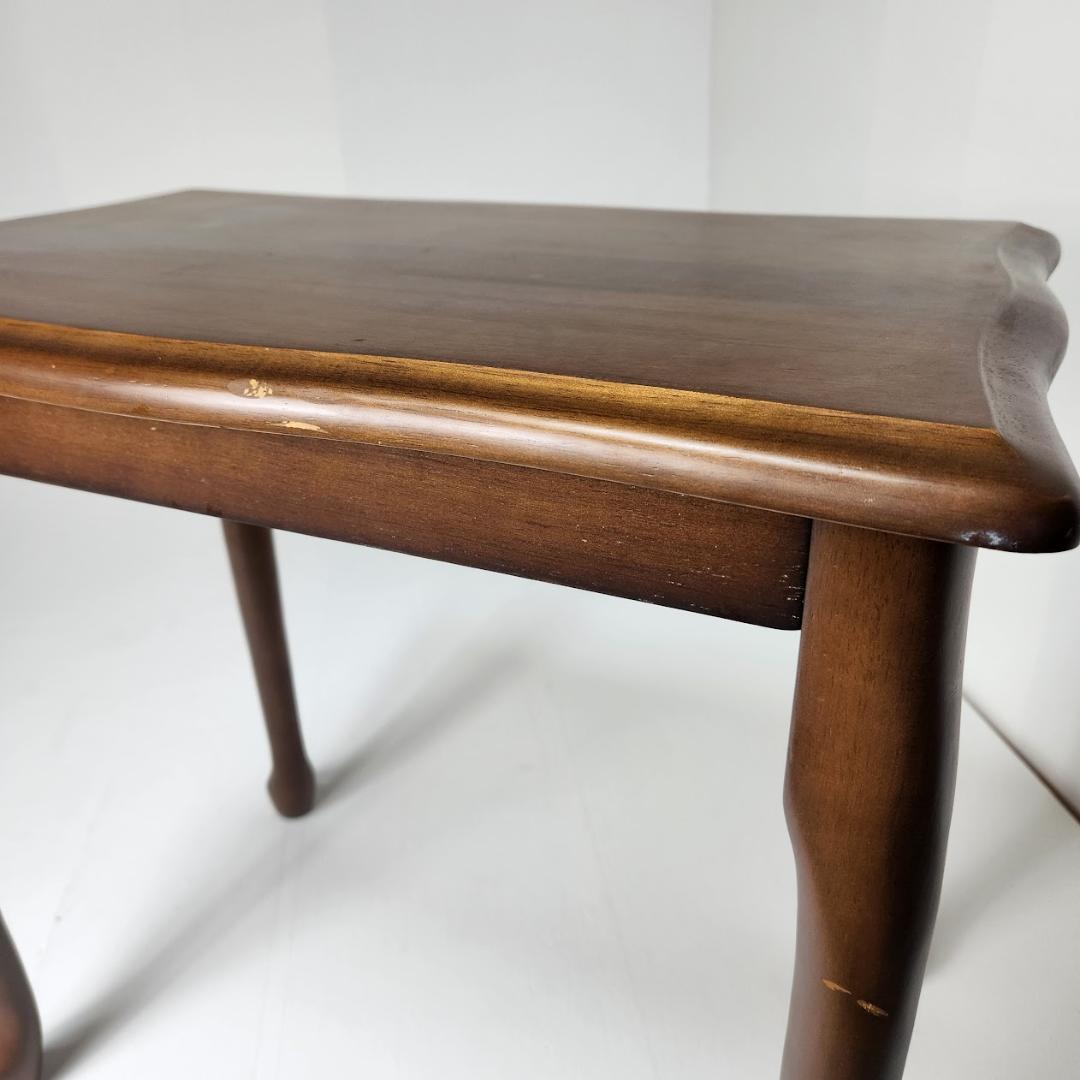 北欧ヴィンテージ 天然木ネストテーブル サイドテーブル　3点セット　アンティーク