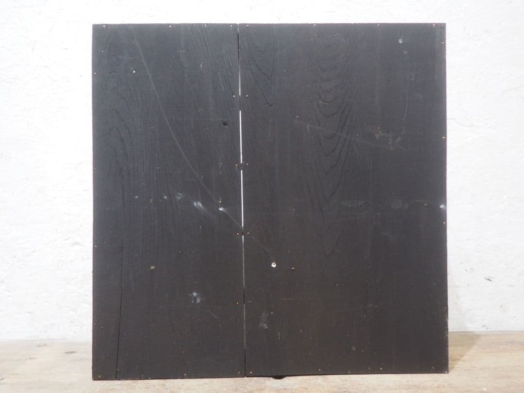 1145 薄型　升目のオープンラック　飾り棚　陳列棚　小物入れ　ケース　レトロ