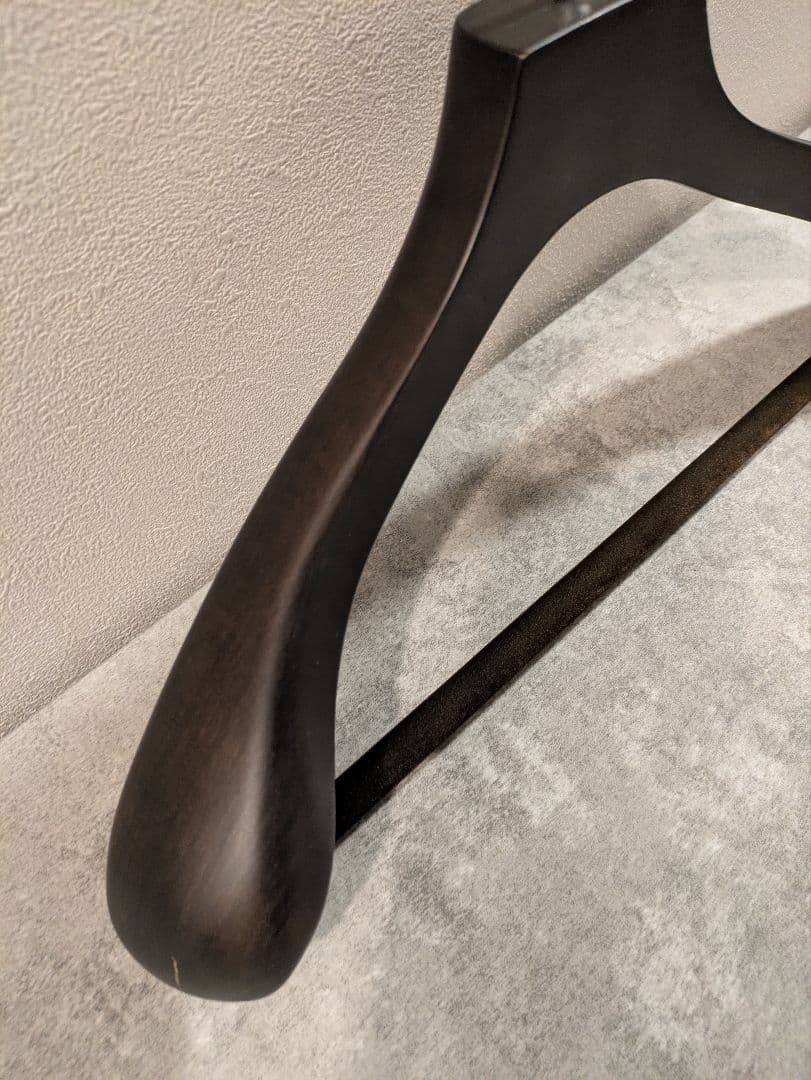 ぴぴぴ NAKATA HUNGER(スーツハンガー) スモークブラウン4本