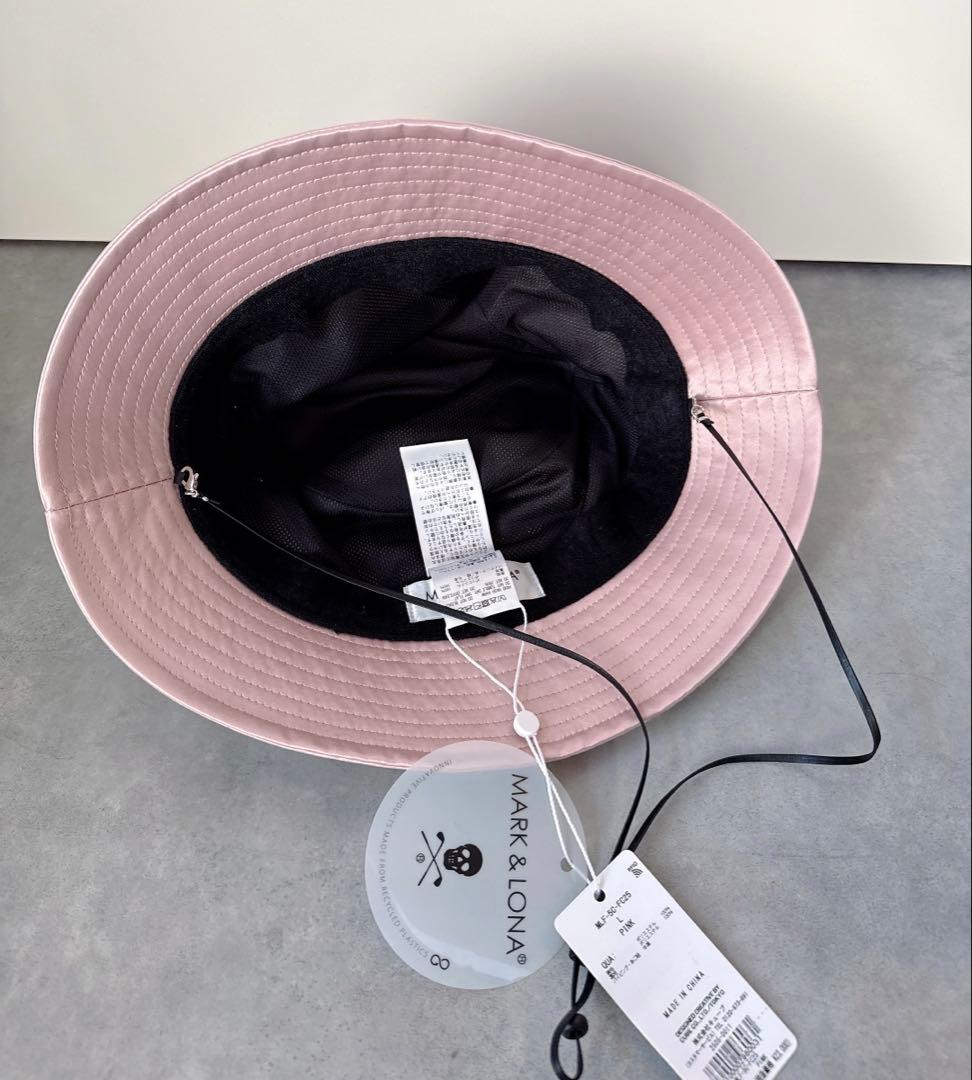 新品 ✨ MARK&LONA バゲットハット 帽子 マーク&ロナ ピンク メンズ