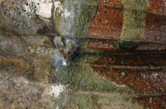 【桃山時代】古伊賀水指 時代箱付 茶道具