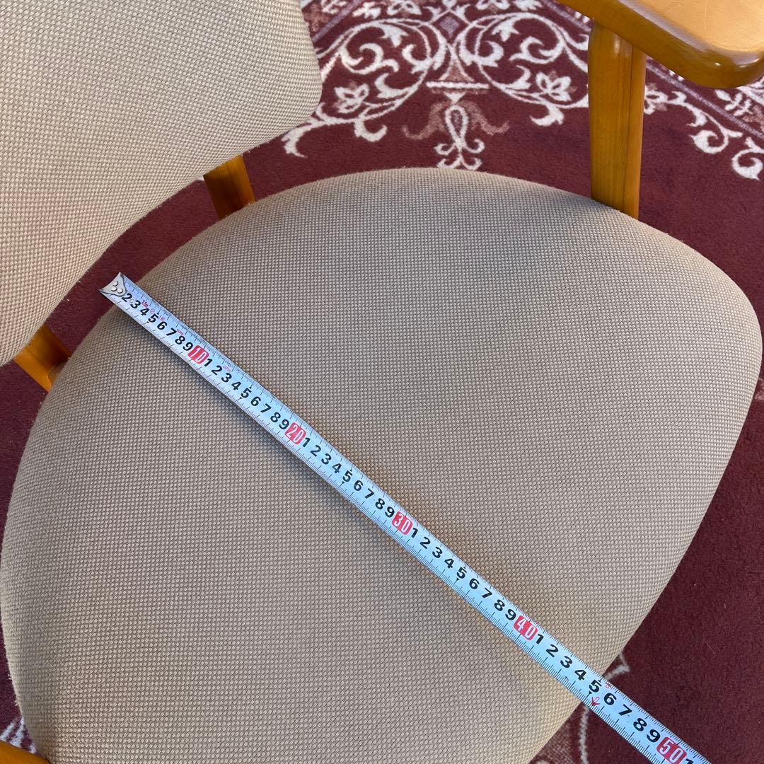 無限工房◾️かに座椅子 ローチェア 福竹産業 木製家具 リラックスチェア