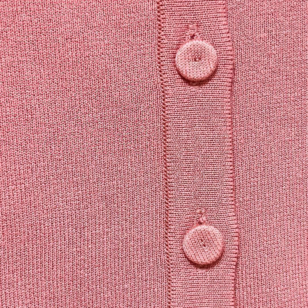 【美品】René ルネ パール ビジュー カーディガン 36 ピンク