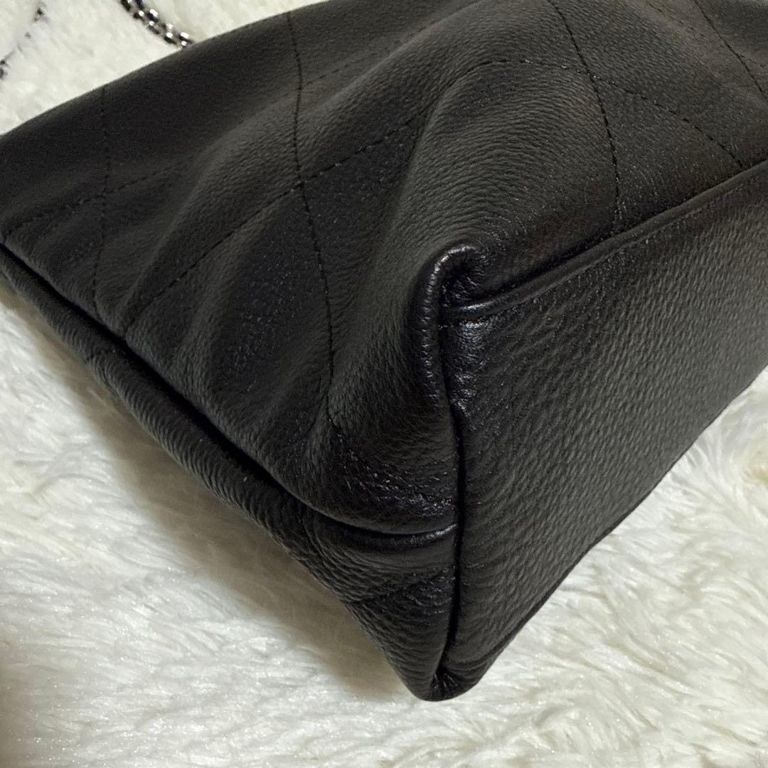 【HAYNY】本革 キルティング チェーンバッグ Barmed☆極美品