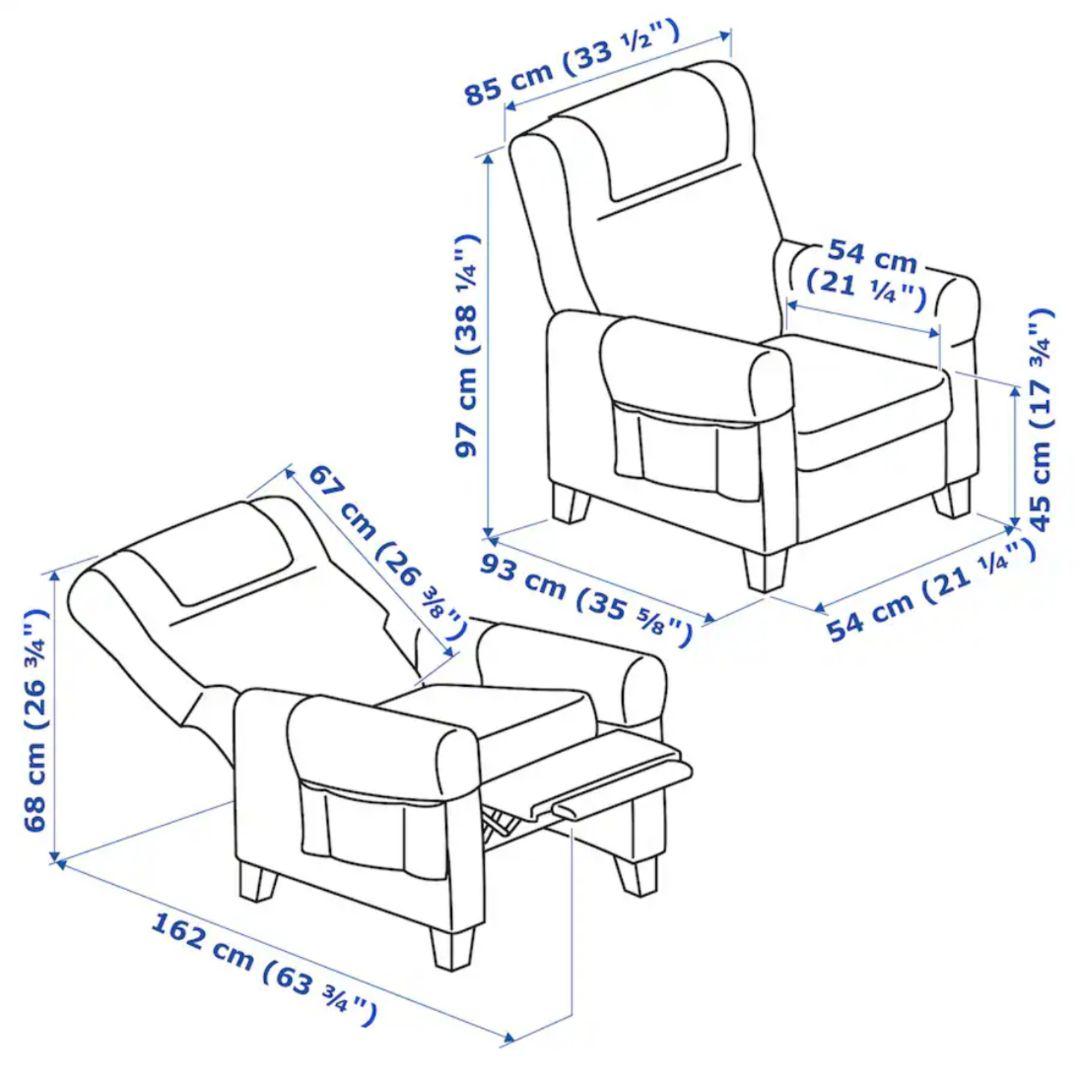 IKEA イケア 1人用 ソファ ２個 美品