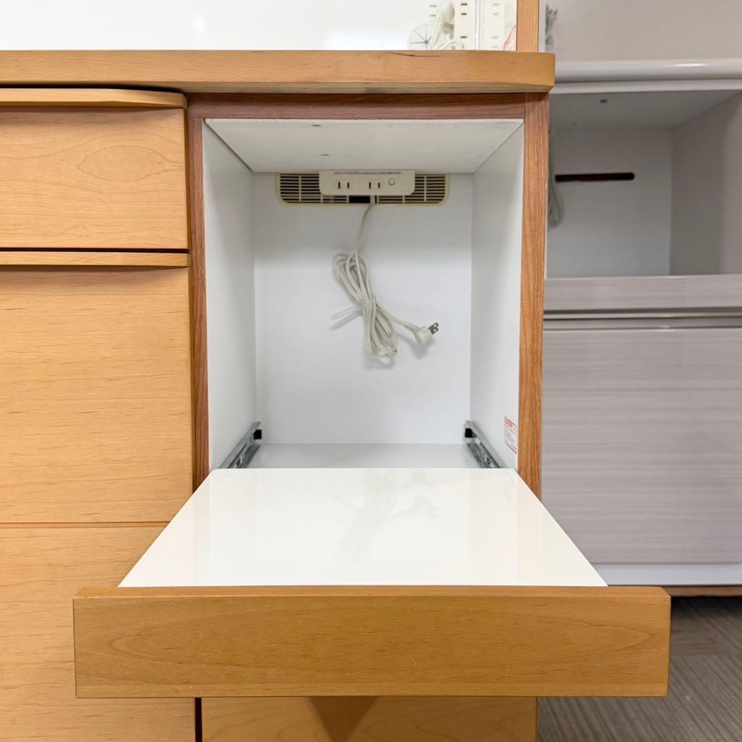 河口家具製作所 100cm幅キッチンボード 食器棚 収納家具