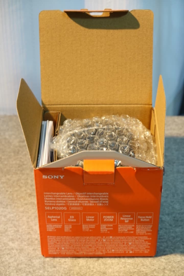 【美品】SONY E PZ 10-20mm F4 G ズームレンズ