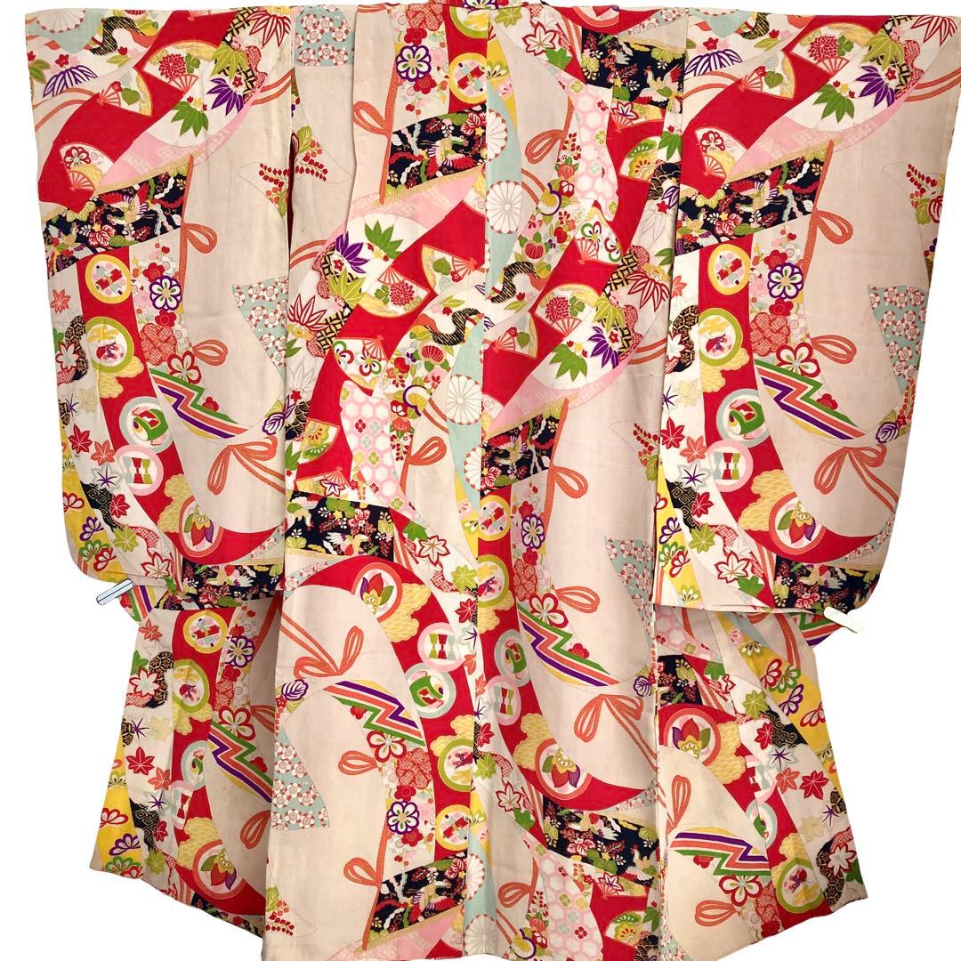 アンティーク女の子 子供着物 七五三 アンティーク着物 NO5