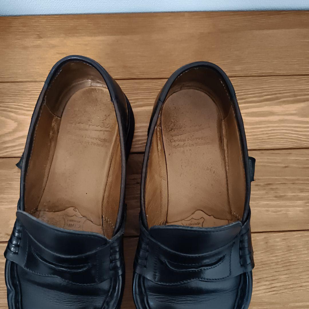 【即日発送】★パラブーツ オルセー 4 ネイビー★ソール・内側正規修理済