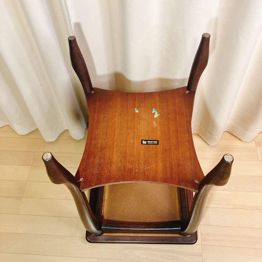 マルニ木工 ベルサイユ サイドテーブル 花台 飾り台 猫脚 オールドマルニ