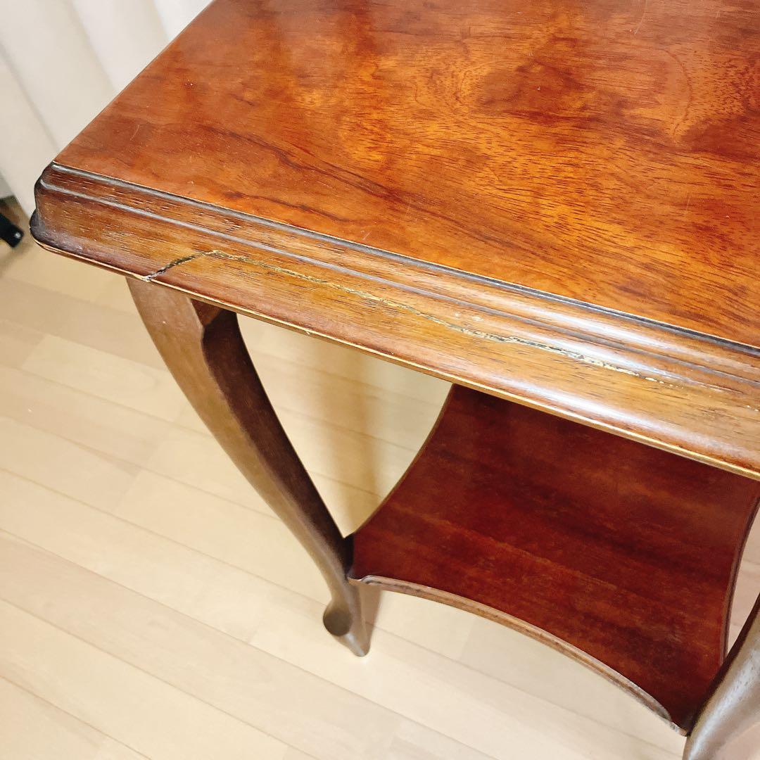 マルニ木工 ベルサイユ サイドテーブル 花台 飾り台 猫脚 オールドマルニ