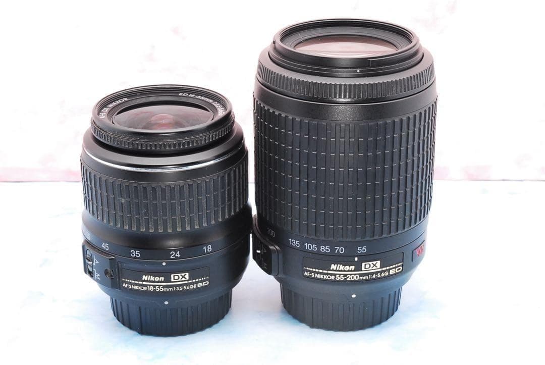 Nikon D40✨一眼レフカメラ✨S数少✨望遠レンズ付Wレンズ✨入門モデル