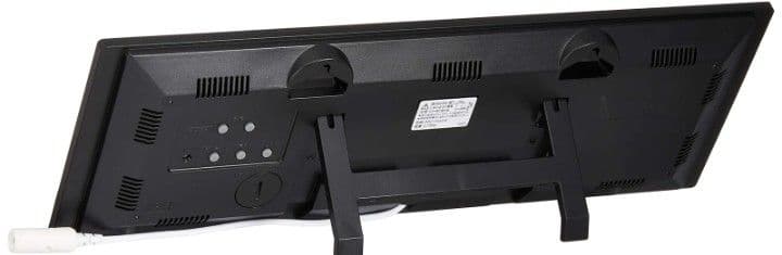 リズム　掛け時計　電波　時計　デジタル　温度　湿度　8rz184sr02