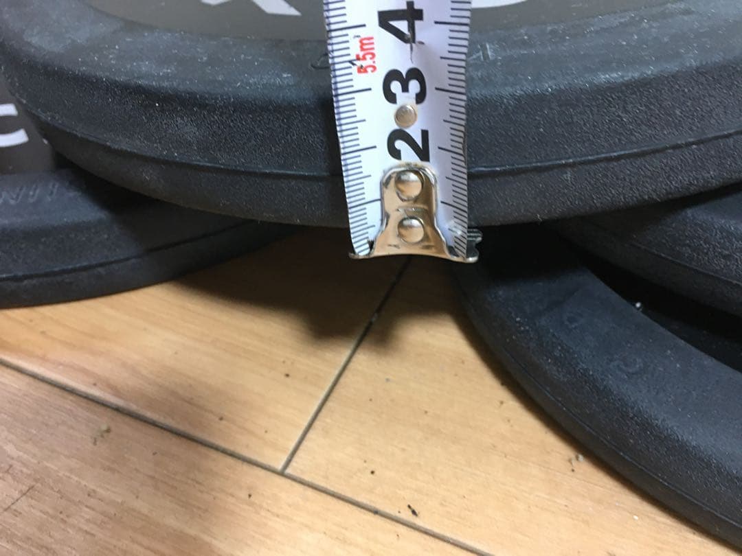 TECHNOGYMバンパープレート穴径／Φ28mm 計42.5kg