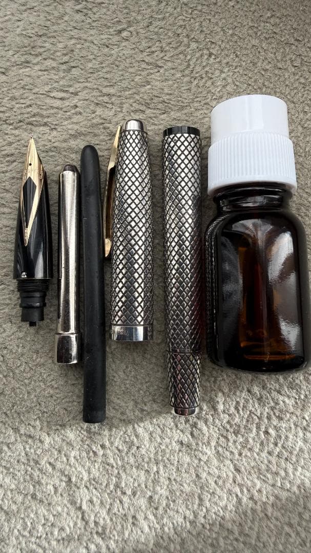 シェーファー万年筆　インペリアル　スターリングシルバー【タッチダウン式】