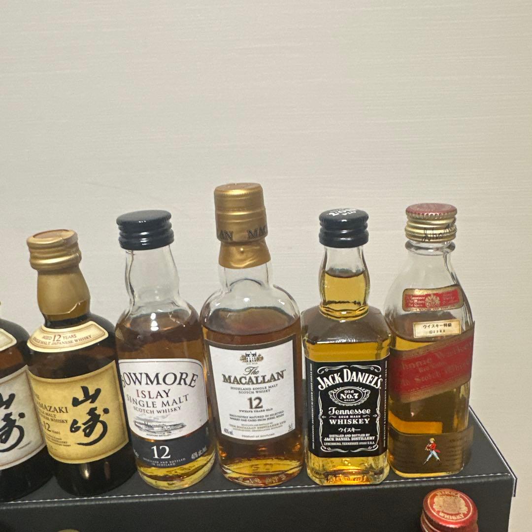白州12年、山崎10年50ml山崎12年ミニボトル13本セット5