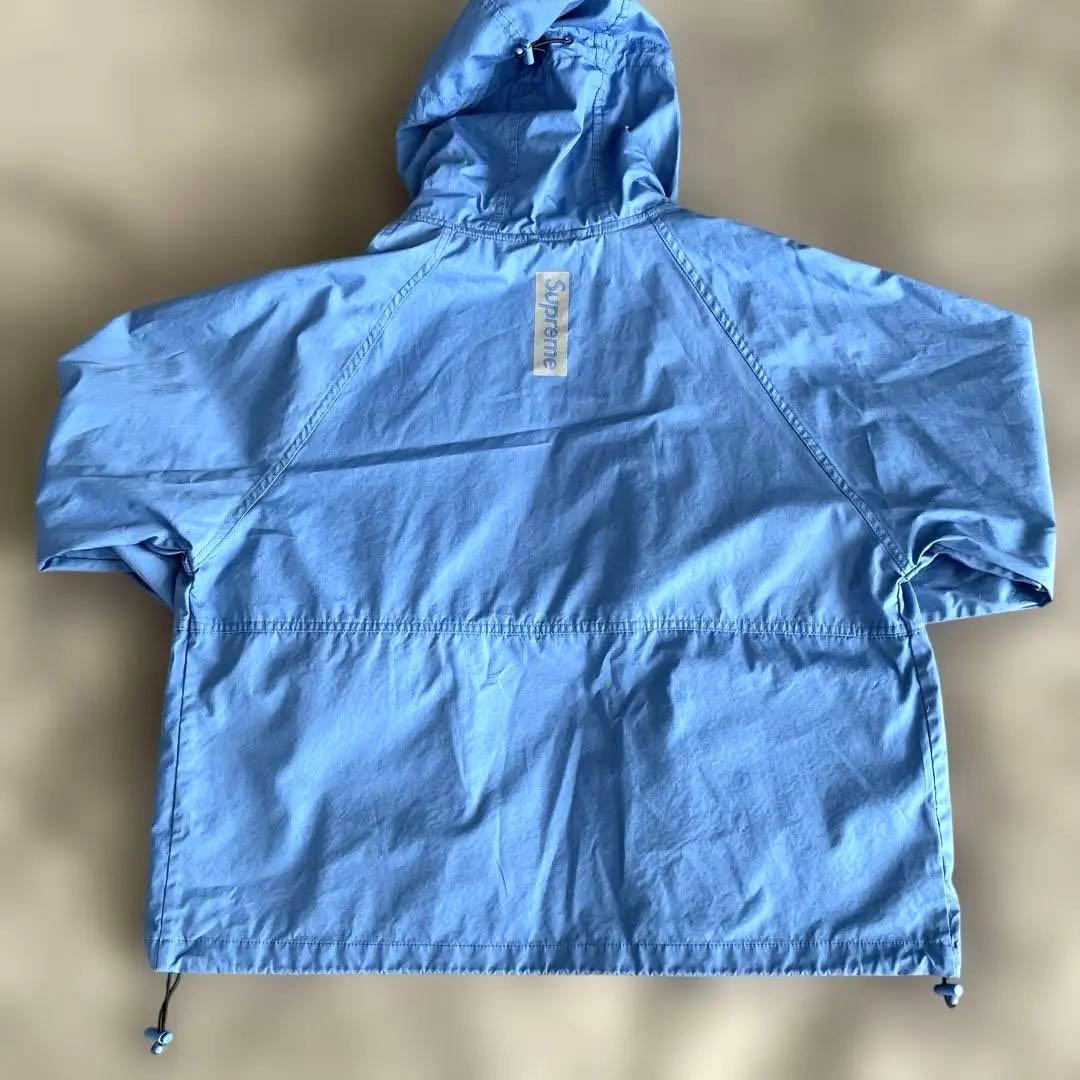 チ*ー様 Supreme フード付きナイロンジャケット M ライトブルー