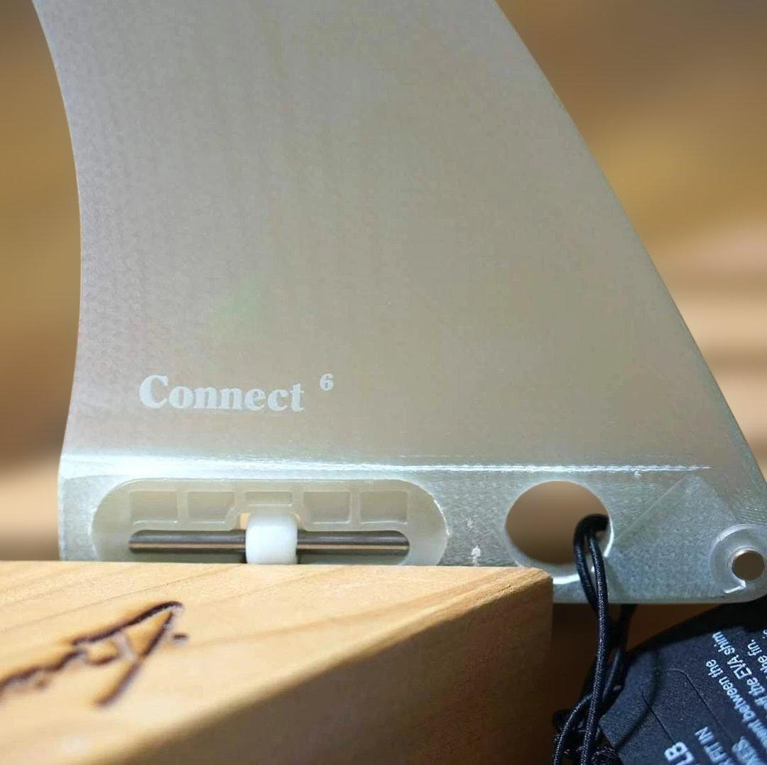 新品未使用　FCSⅡ　Connect 6 インチ　シングルフィン クリアー