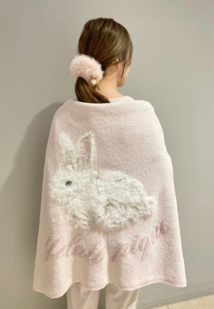 ジェラートピケ❤︎ラビットモコブランケット ピンク 新品