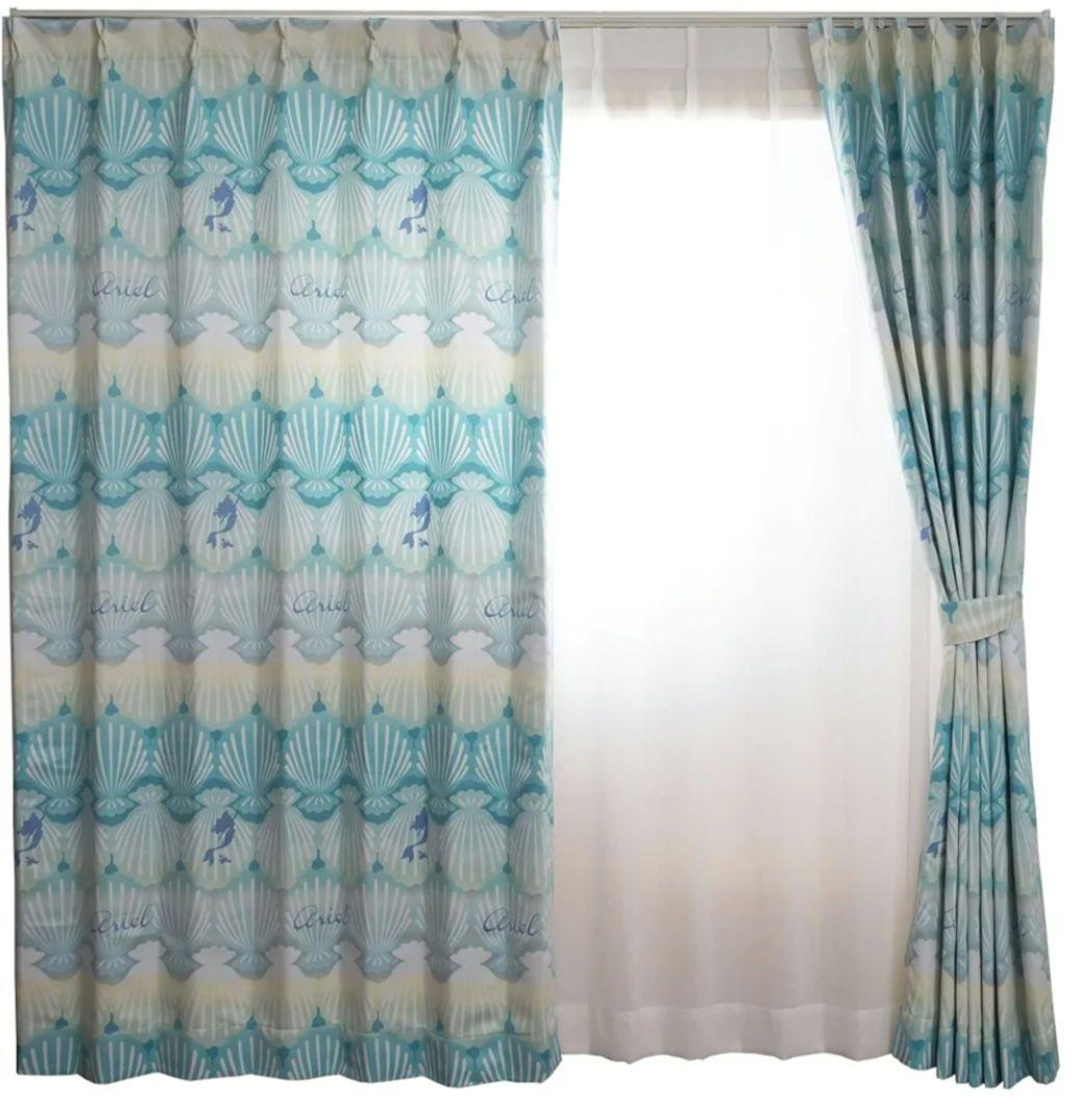 ディズニー プリンセス アリエル シェル 遮光2級　２枚セット