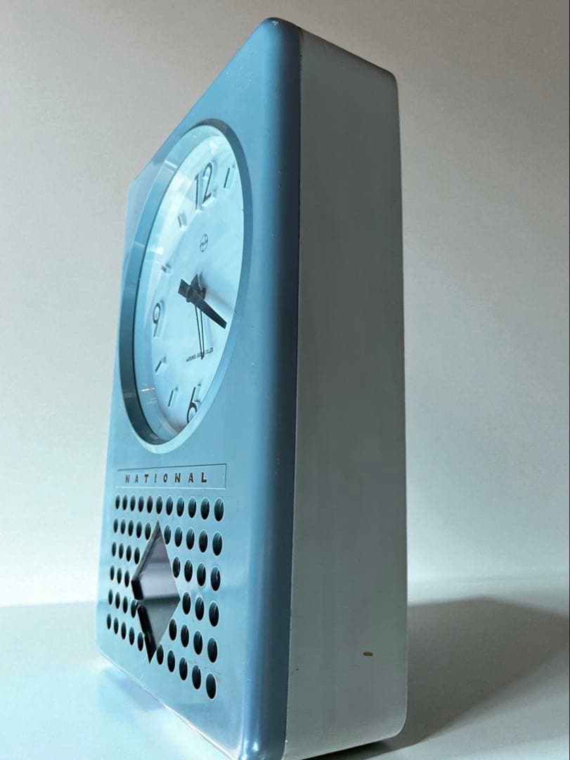 柱時計 極美品 実働品 NATIONAL トランジスター レトロ アナログ時計