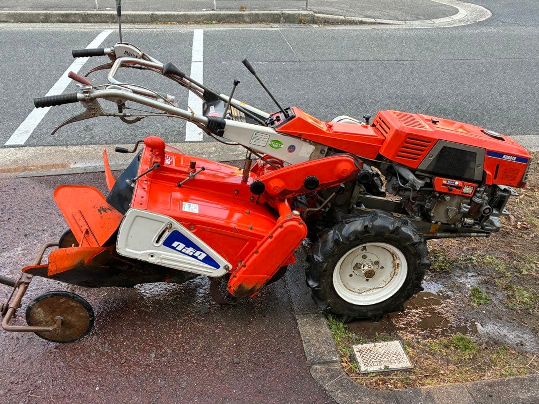 クボタ 耕運機K1-75 7.5馬力ディーゼル エンジン　動作確認済み