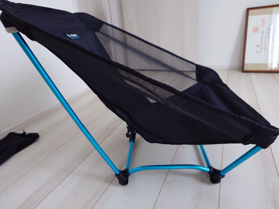 美品 Helinox ヘリノックス グラウンドチェア BK ブラック