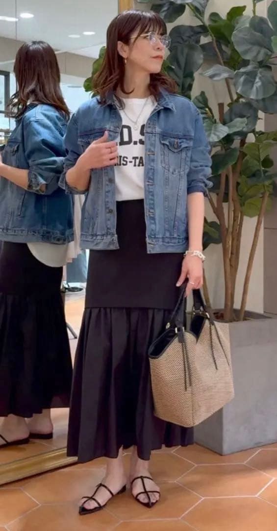 【新品同様】今期 リヴドロワCITYバスケットトート2 かごバック