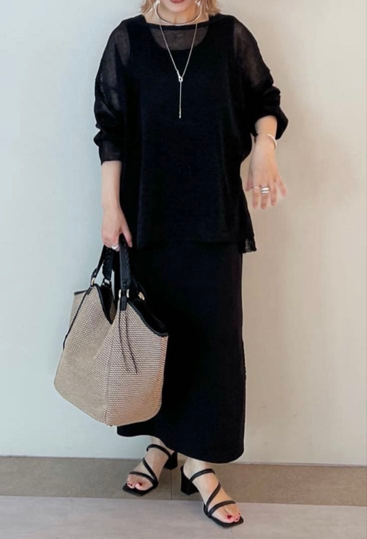 【新品同様】今期 リヴドロワCITYバスケットトート2 かごバック