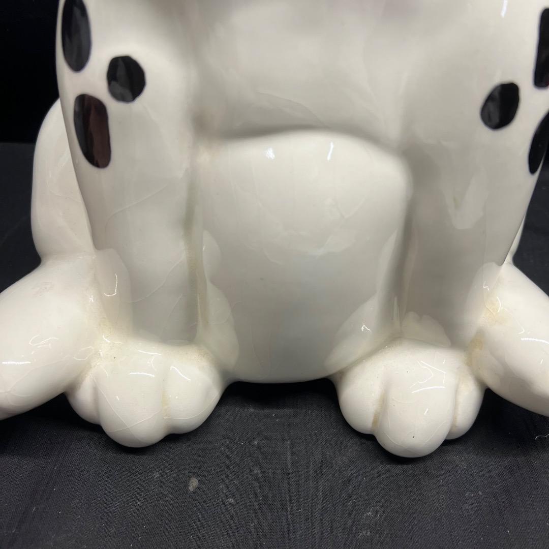 〇※前Dc1009 キャンディポット 犬 イヌ 陶器製
