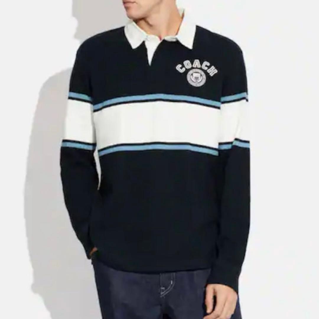 COACH ラガーシャツ　ラグビーシャツ　XXL ポロシャツ