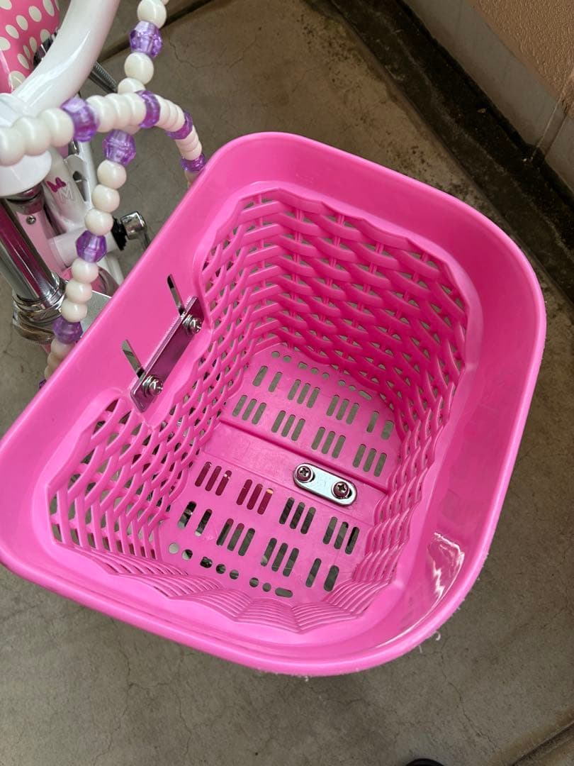 【引取限定】 16インチ　ミニーマウスポルカドット　子供用自転車