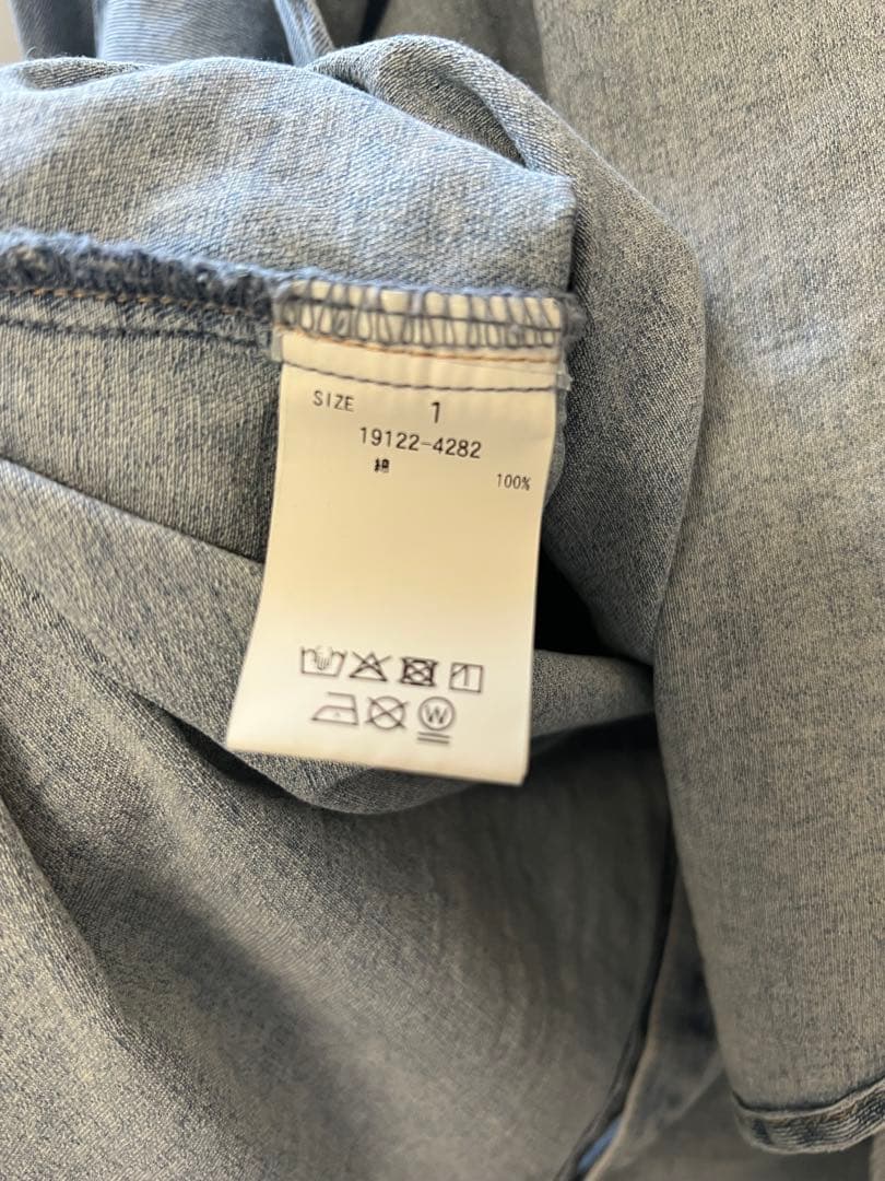 COMPACT DENIM SHIRTS サイズ1
