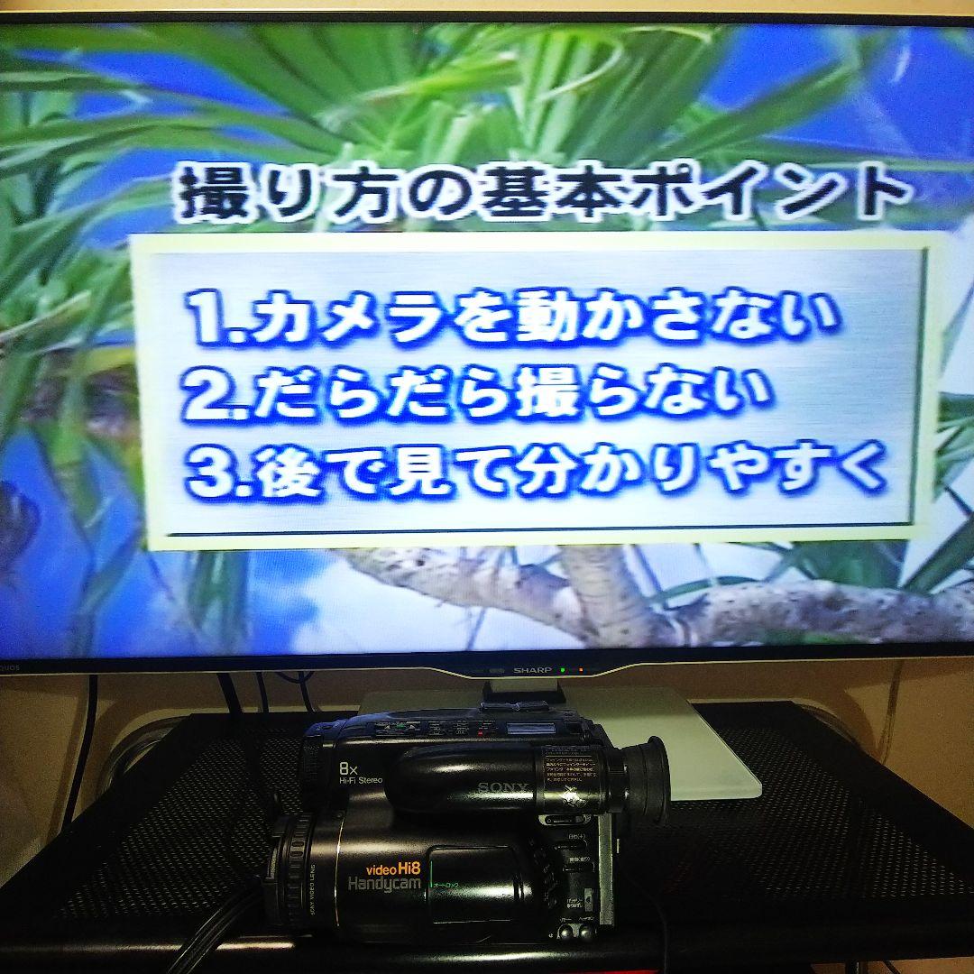 Sony video Hi8 Handycam CCD-TR705 再生可能