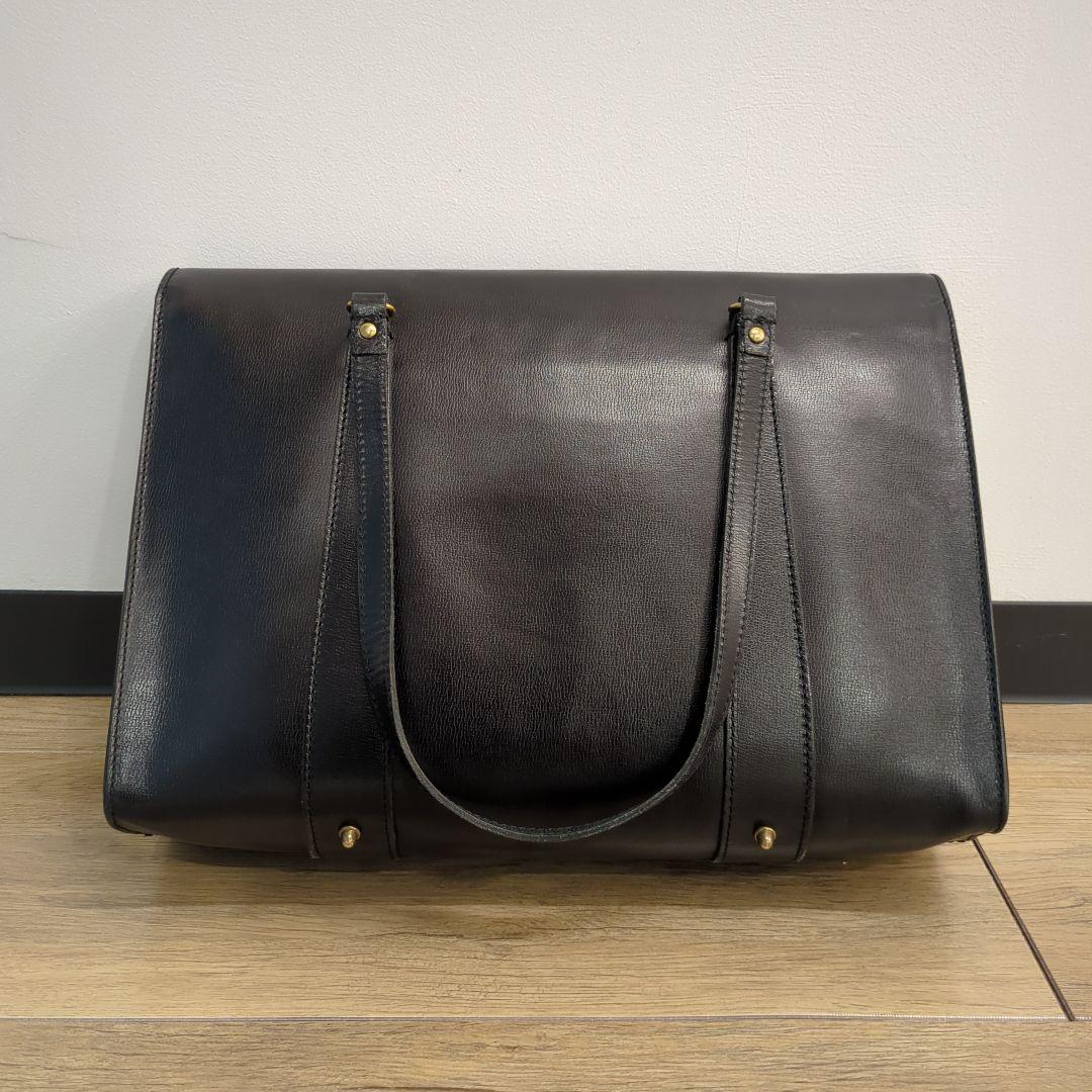バッグ Felisi Black Leather Tote Handbag 13-44
