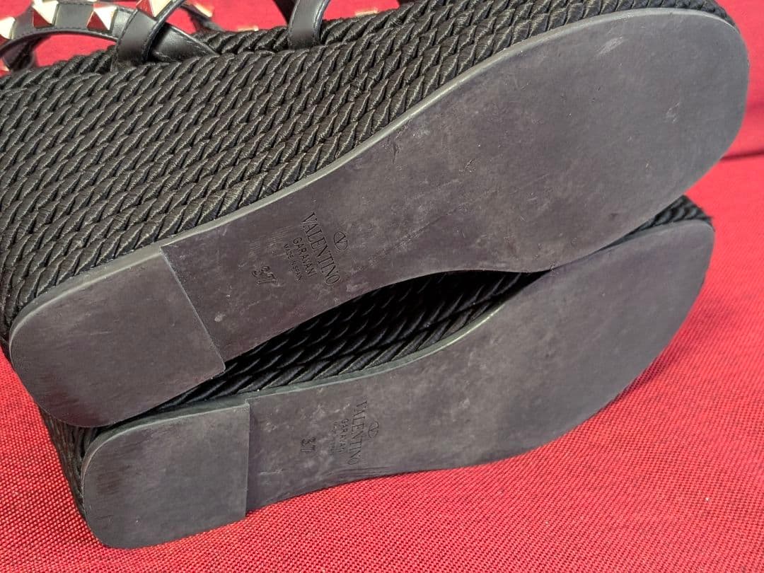 VALENTINO GARAVANI ヴァレンティウェッジソール サンダル 37