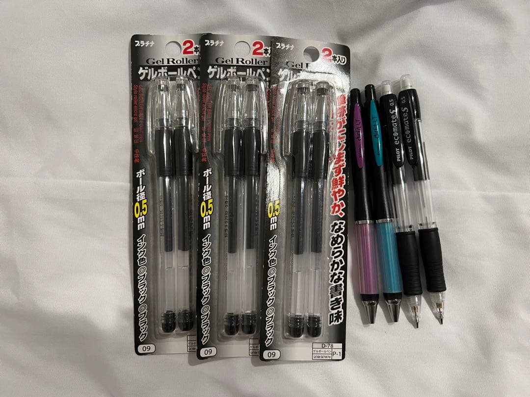 【ペン回し】未改造ペン140本+αセット (RSVP, HGG, エンボス..)