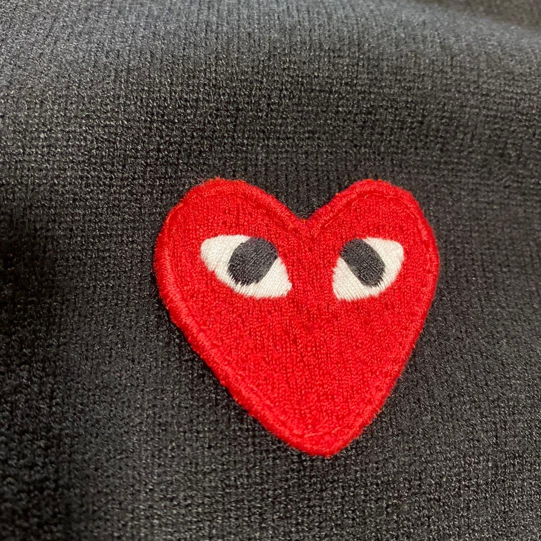 PLAY COMME des GARÇONS ブラックカーディガン XL
