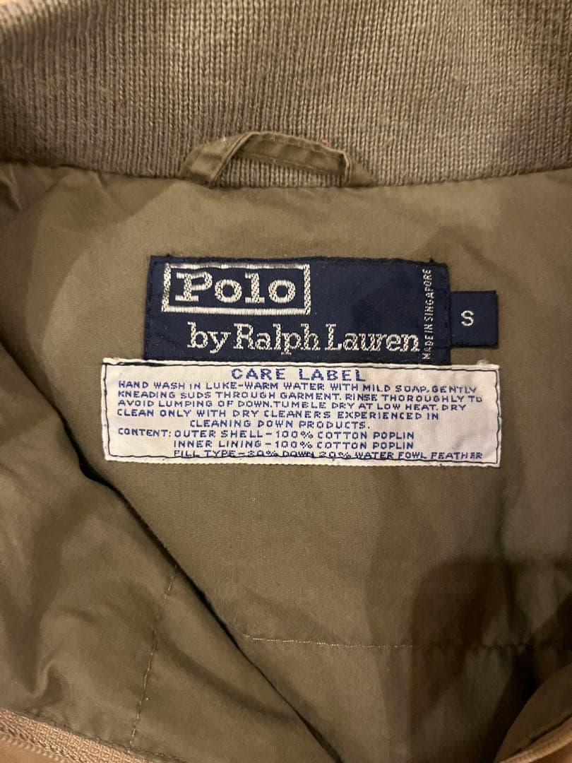 Polo by Ralph Lauren ダウンジャケット Sサイズ カーキ