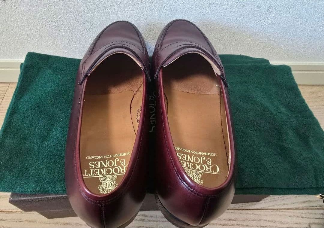 【専用品】※着用4回　Crockett&Jones　BOSTON　8.5E
