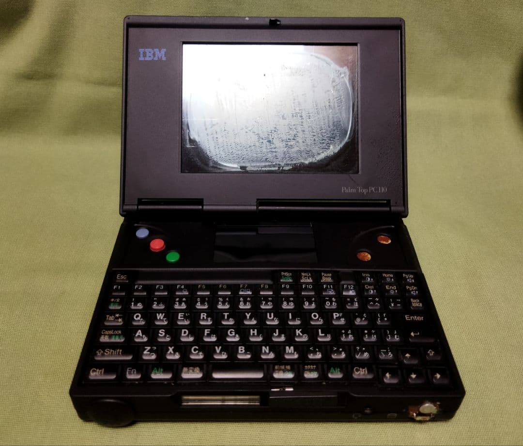 JUNK IBM palmtop PC110 ウルトラマンPC ポトリ付き