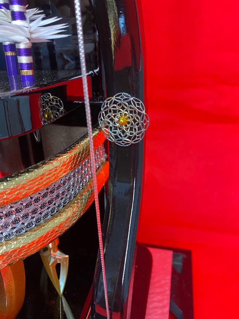 破魔弓　コンパクトガラスケース１０号・間口約２３×奥行約２２×高約３９㎝